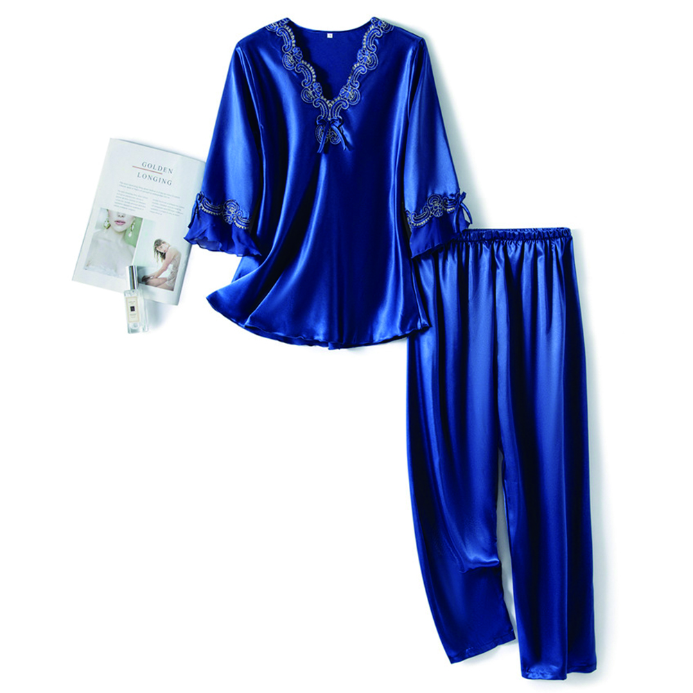 Set di pigiama satinato femminile