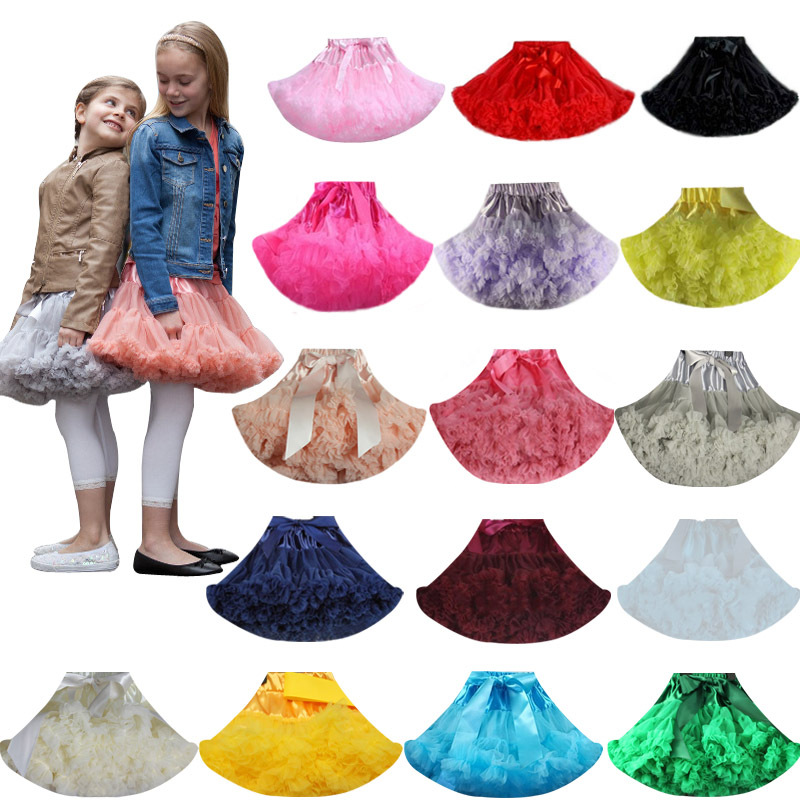 Gonne tutu per ragazze bambini soffice gonna abito da festa di compleanno