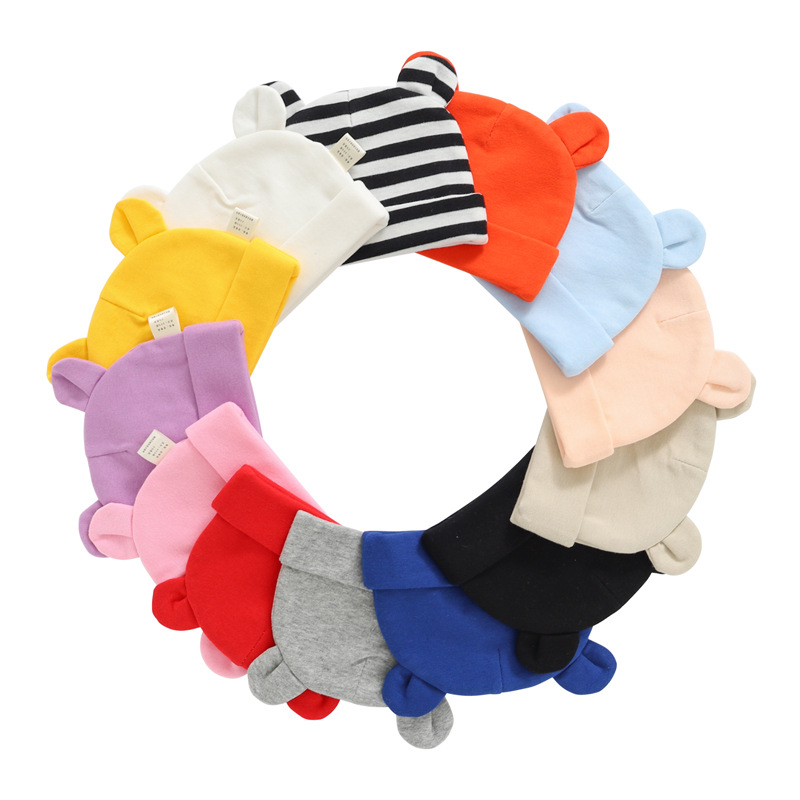 Cappello da bambino a doppio orecchio a doppio orecchio a maglia