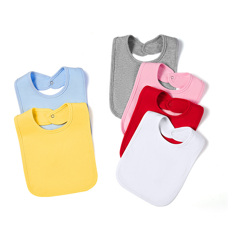 Babia di cotone a colore solido per bambini neonati