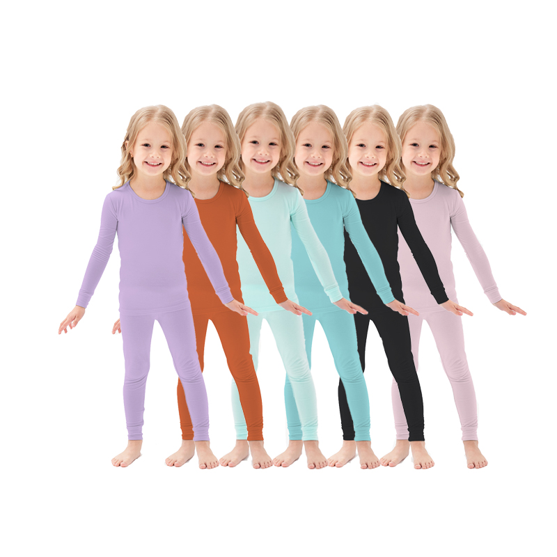 Piajama per bambini in fibra di bambù personalizzata